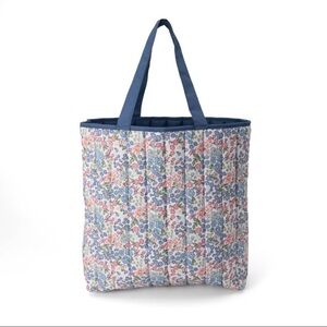 New! Target Bullseye Playground Quilted Floral Tote Bag in Blue, Spring 2026